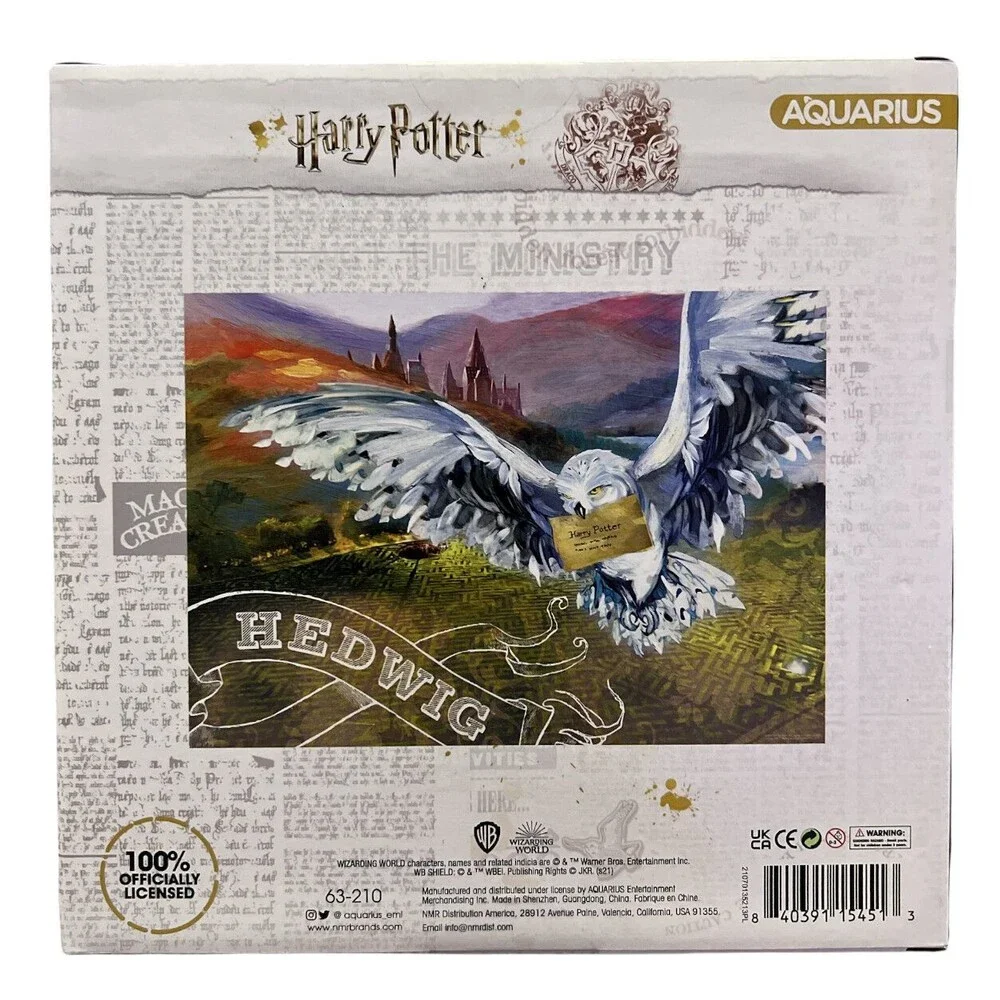 AQUARIUS Harry Potter Puzzle Hedwig 1000 Piece Official Licensed - 20x28 Inches